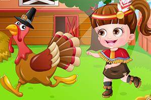 可愛寶貝過感恩節