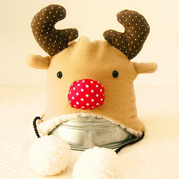 手工diy 嬰兒寶寶用品 可愛麋鹿點點護(hù)耳 堆糖,美好生活研究所