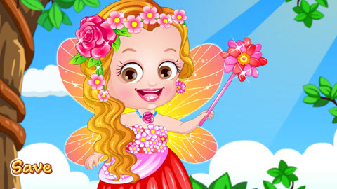 可愛(ài)寶貝成為花仙子小花仙游戲