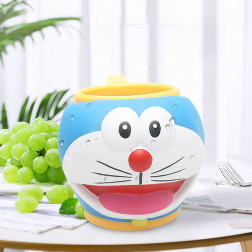 兒童水杯立體卡通造型牙刷杯塑料杯仿摔創意可愛寶寶漱口杯食品級