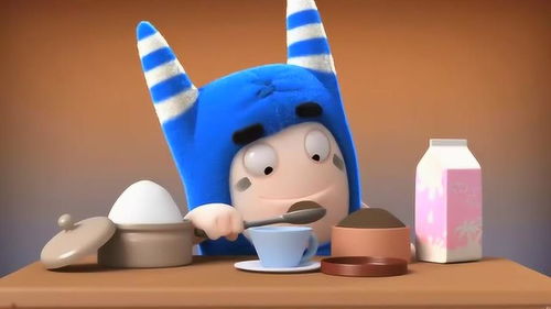 奇寶萌兵 早餐搭配牛奶豐富又有營養,長得白白胖胖的真可愛