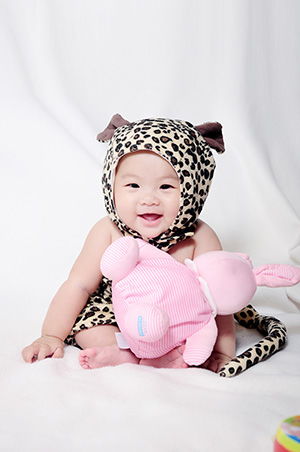 可愛寶寶百天照樣片