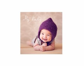 my baby 我的寶貝 萌寶可愛(ài)娃 絨面單面抱枕